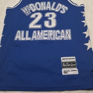 Blue McDonald's All American Jersey